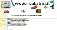 Desktop Screenshot of incubatrici.it